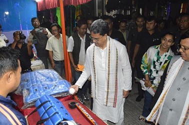CM Manik Saha inaugurated 3-day-long Juba Utsav at Nazrul Kalakshetra. TIWN Pic Dec 2